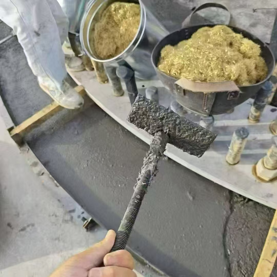 自贡C120钢纤维高强无收灌浆料 轧机压缩机汽轮机发电机锻压设备底座灌浆材料